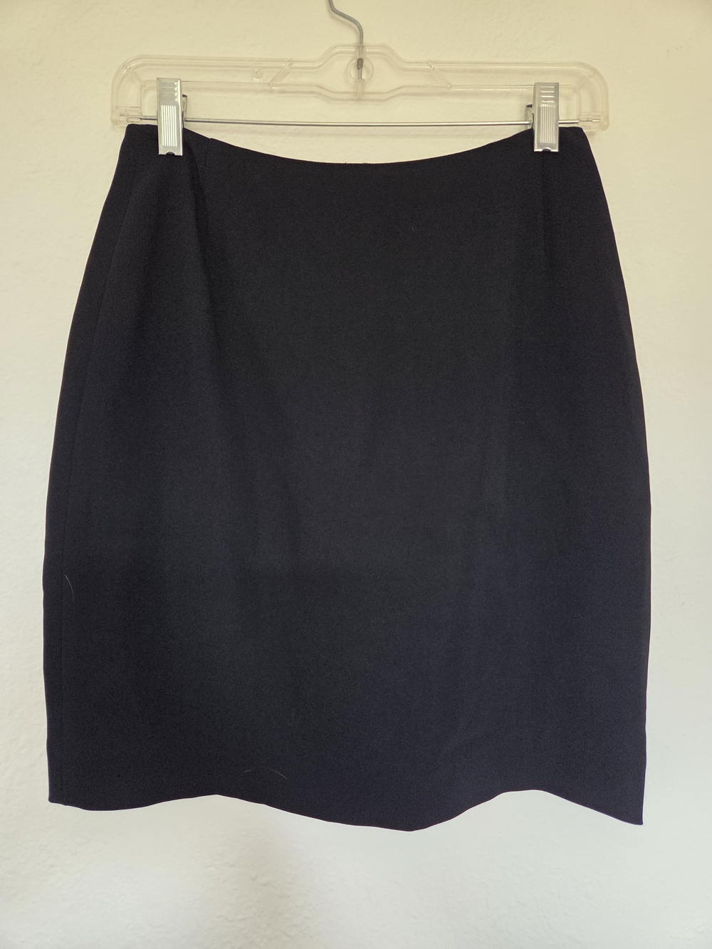 Vintage Emanuel Ungaro Classic Black Pencil Skirt